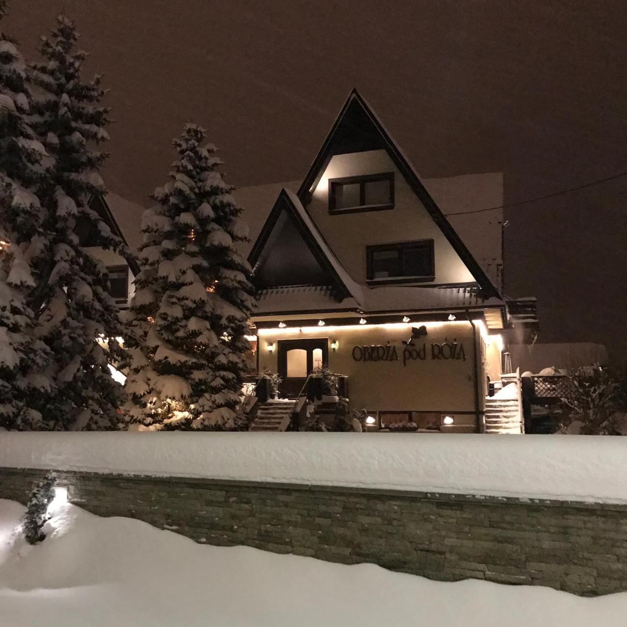 Oberza Pod Roza Restauracja, Sauny, Jacuzzi Bed & Breakfast Nowy Targ Dış mekan fotoğraf